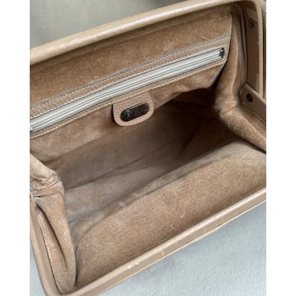 Gucci Vintage Rare Blush Pebbled Leather Crossbody Knight Charm Purse Mini Bag - Picture 3 of 14